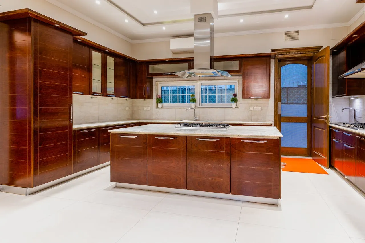 Cocina de diseño en departamento premium
